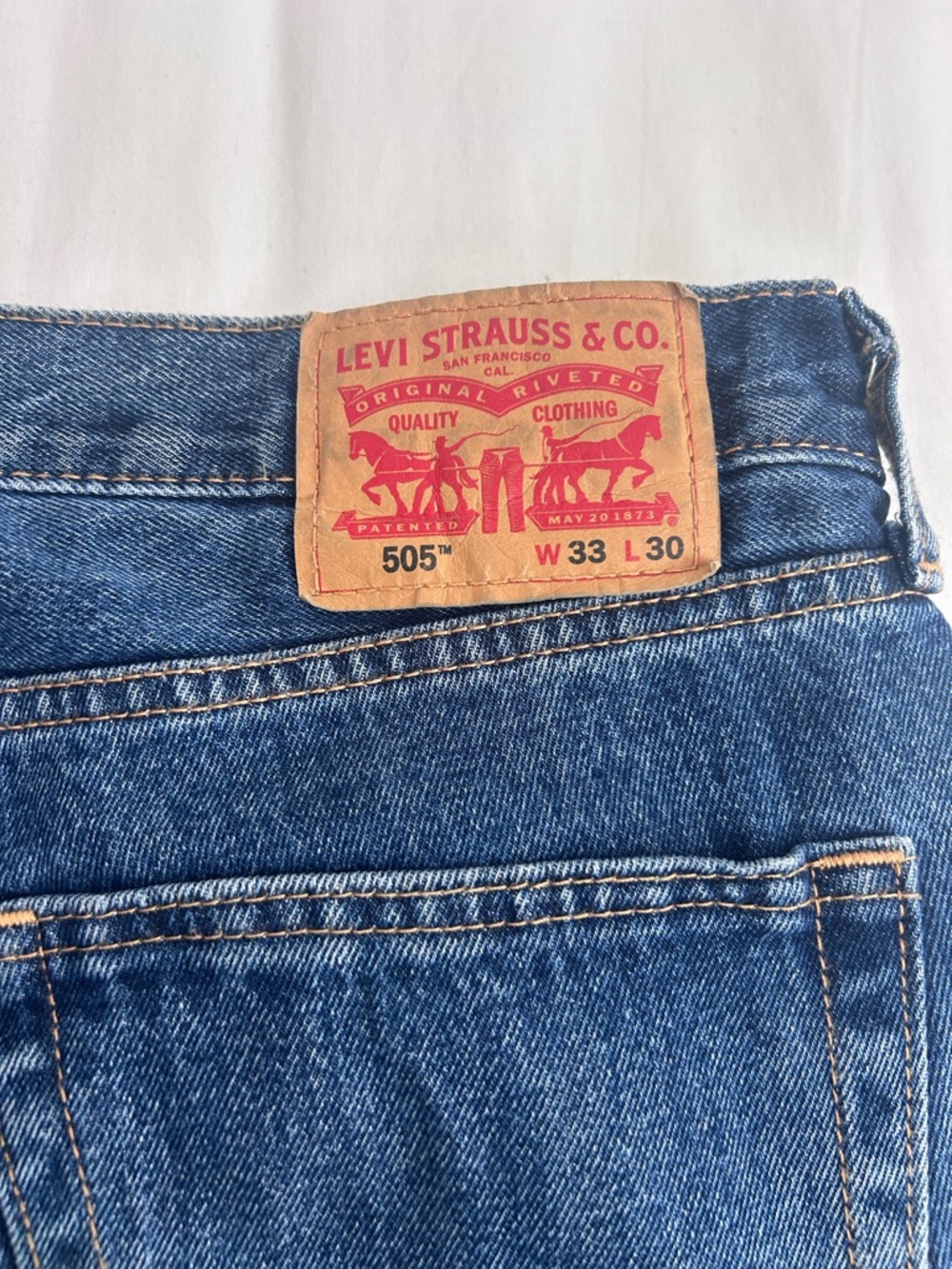 Levi's 505 Relaxed Jeans - Blue 33x30